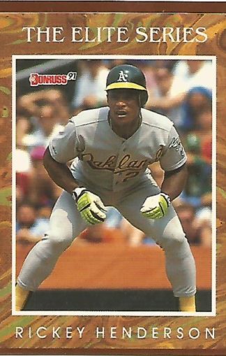 1991 Donruss Elite #7 Rickey Henderson