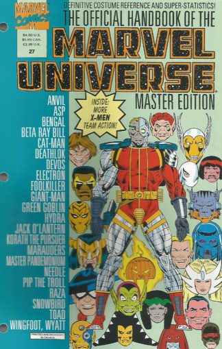 Official Handbook of the Marvel Universe Master Edition #27