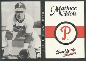 2003 Fleer Double Haeder Matinee Idols #2 Richie Ashburn