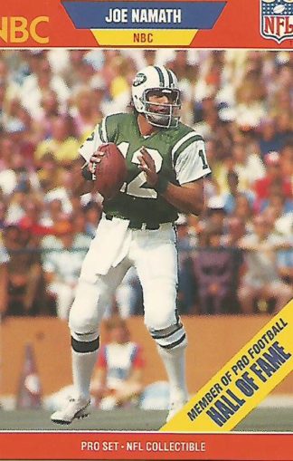 1989 Pro Set Announcers #025 Joe Namath