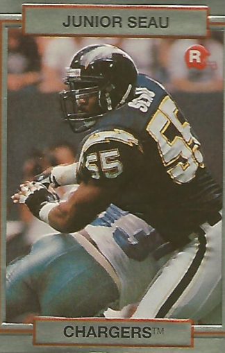 1990 Action Packed Rookie Update #038 Junior Seau Rookie