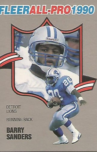 1990 Fleer All-Pros #4 Barry Sanders