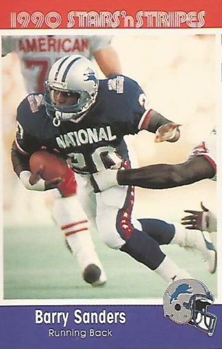 1990 Fleer Stars and Stripes #44 Barry Sanders