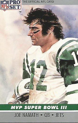 1990 Pro Set Super Bowl MVP's #003 Joe Namath