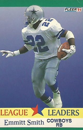 1991 Fleer #418 Emmitt Smith League Leader