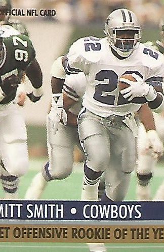 1991 Pro Set #001o Emmitt Smith ROY