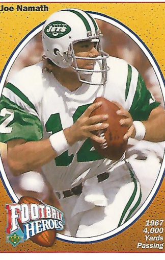 1991 Upper Deck Joe Namath Heroes #012