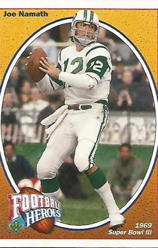 1991 Upper Deck Joe Namath Heroes #014