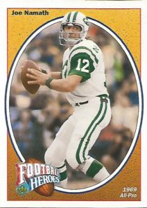 1991 Upper Deck Joe Namath Heroes #015