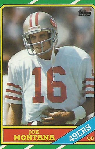 1986 Topps #156 Joe Montana