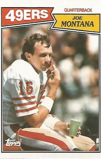 1987 Topps #112 Joe Montana