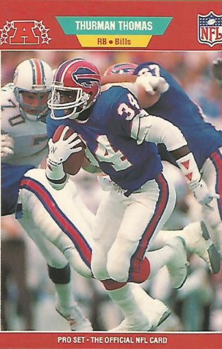 1989 Pro Set #32 Thurman Thomas Rookie