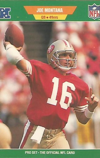 1989 Pro Set #381 Joe Montana