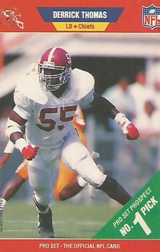 1989 Pro Set #498 Derrick Thomas Rookie