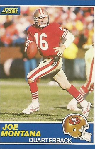 1989 Score #001 Joe Montana