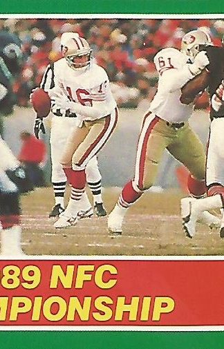 1989 Score #274 Joe Montana NFC