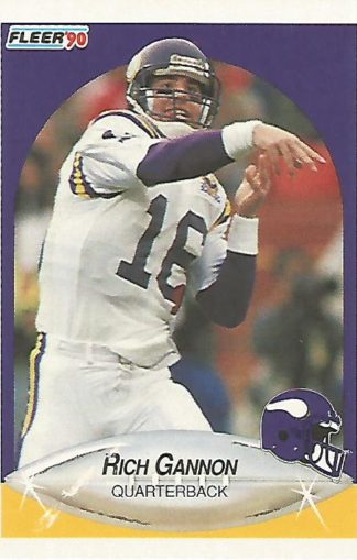 1990 Fleer #099 Rich Gannon Rookie