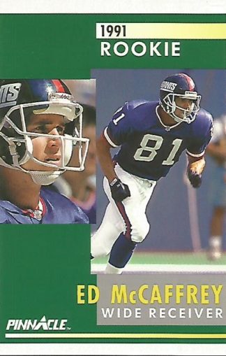 1991 Pinnacle #322 Ed McCaffrey Rookie