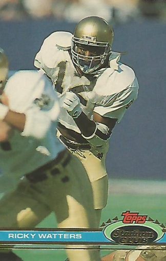 1991 Stadium Club #060 Ricky Watters Rookie