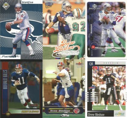 Drew Bledsoe Cards Lot 3