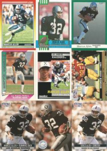 Marcus Allen Cards Lot 2