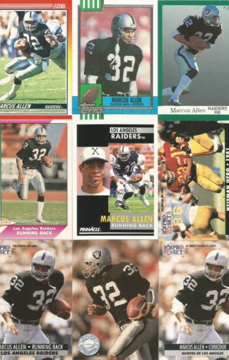 Marcus Allen Cards Lot 2