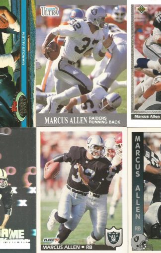 Marcus Allen Cards Lot 3