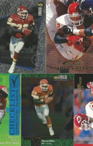 Marcus Allen Cards Lot 5