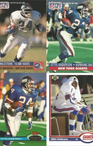 Ottis Anderson Cards Lot 3