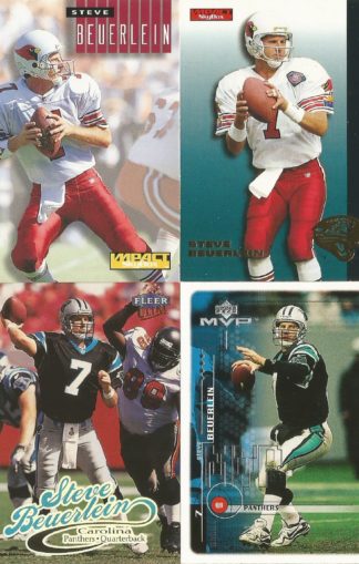 Steve Beuerlein Cards Lot 2