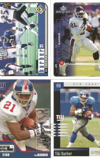 Tiki Barber Cards