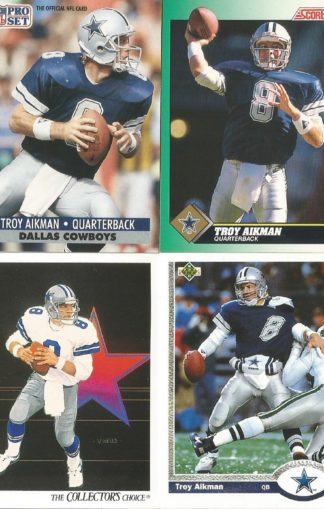 Troy Aikman Cards Lot 2