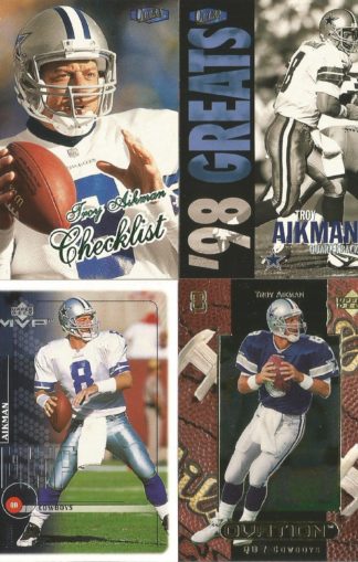 Troy Aikman Cards Lot 4