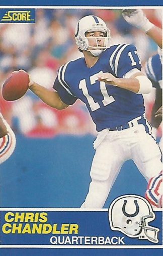 1989 Score #027 Chris Chandler Rookie