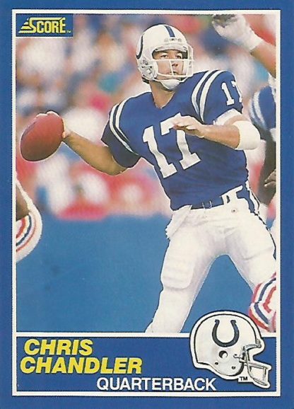 1989 Score #027 Chris Chandler Rookie