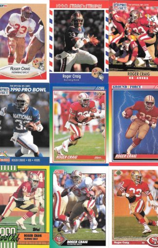 Roger Craig Cards Lot 2