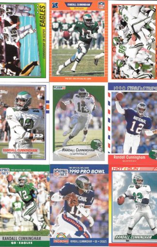 Randall Cunningham Cards Lot 1