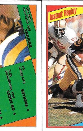 1984 Topps #276&281 Eric Dickerson