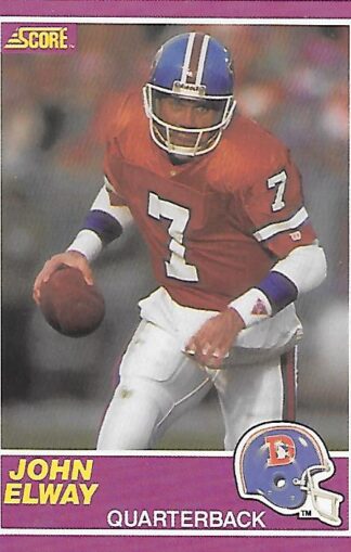 1989 Score Supplemental #339s John Elway