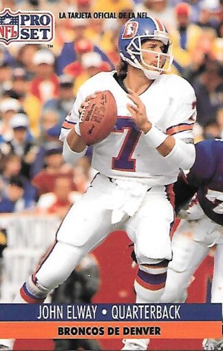 1991 Pro Set Spanish #057 John Elway