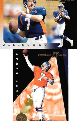 1997 Pinnacle Express #004 & #145 John Elway