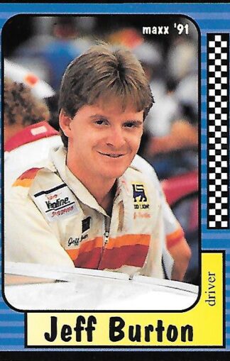 1991 Maxx #201 Jeff Burton Rookie