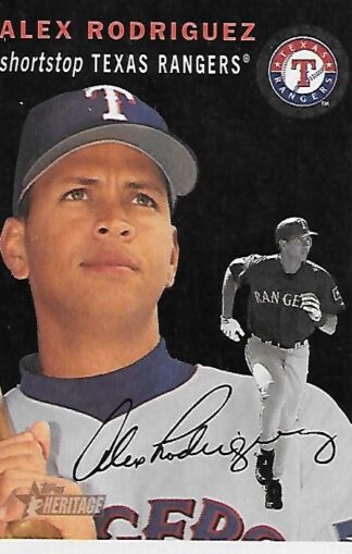 2003 Topps Heritage #001b Alex Rodriguez