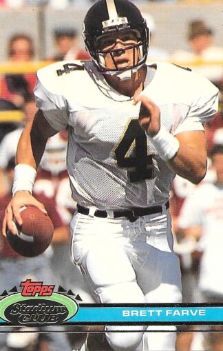 1991 Stadium Club #094 Brett Favre Rookie Card Error