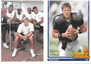 1991 Upper Deck #627,647 Brett Favre Rookie Force