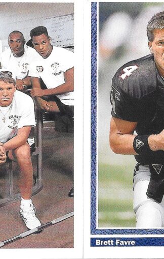 1991 Upper Deck #627,647 Brett Favre Rookie Force