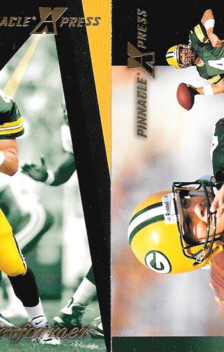 1997 Pinnacle X-Press #138(pp) & #148(CL) Brett Favre