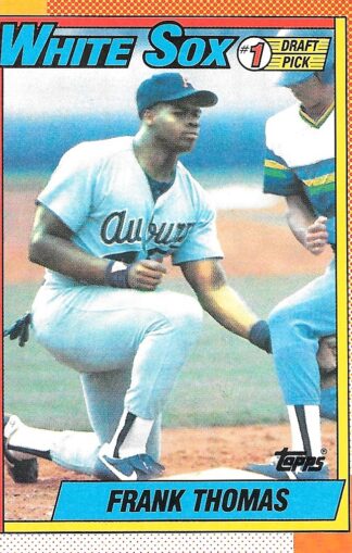 1990 Topps #414b Frank Thomas Rookie