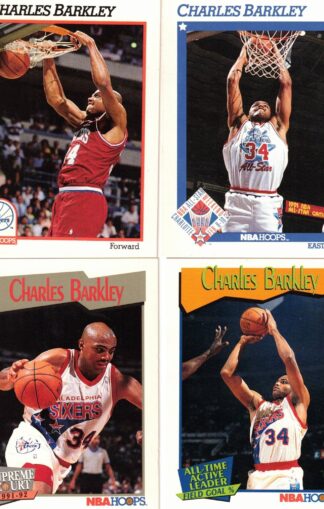 Charles Barkley 1991-92 Hoops Cards