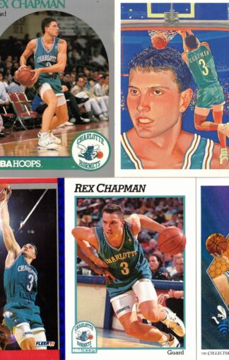 Rex Chapman Cards Lot 1